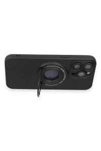 Apple iPhone 13 Pro Max Kılıf Lukka Magneticsafe Kapak - Siyah