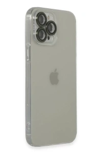 Apple iPhone 13 Pro Max Kılıf Luko Lens Silikon - Yeşil