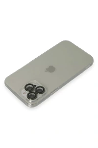 Apple iPhone 13 Pro Max Kılıf Luko Lens Silikon - Yeşil