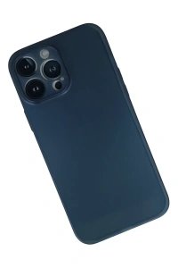 Apple iPhone 13 Pro Max Kılıf PP Ultra İnce Kapak - Mavi