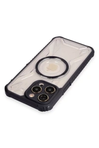 Apple iPhone 13 Pro Max Kılıf Prag Magneticsafe Kapak - Siyah