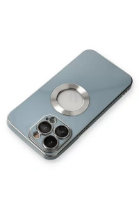 Apple iPhone 13 Pro Max Kılıf Store Silikon - Sierra Blue
