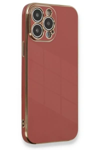 Apple iPhone 13 Pro Max Kılıf Volet Silikon - Kırmızı