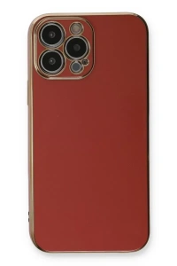 Apple iPhone 13 Pro Max Kılıf Volet Silikon - Kırmızı