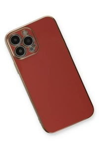 Apple iPhone 13 Pro Max Kılıf Volet Silikon - Kırmızı