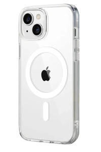 Apple iPhone 14 Combo Sert Şeffaf Magsafe Kapak - Şeffaf