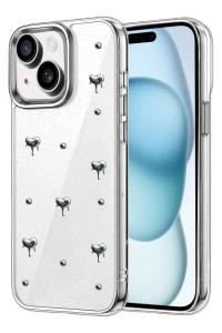 Apple iPhone 14 Fiyonk Desenli Kapak - Desen 1