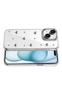Apple iPhone 14 Fiyonk Desenli Kapak - Desen 1