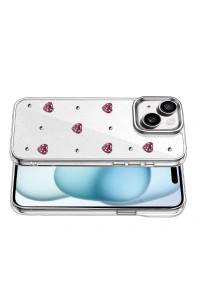 Apple iPhone 14 Fiyonk Desenli Kapak - Desen 3