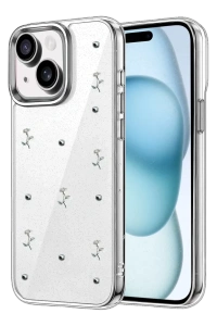 Apple iPhone 14 Fiyonk Desenli Kapak - Desen 4