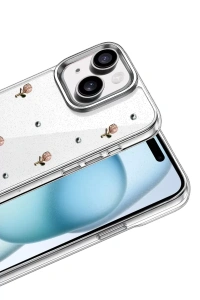 Apple iPhone 14 Fiyonk Desenli Kapak - Desen 6