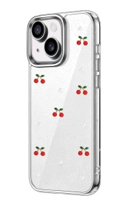 Apple iPhone 14 Fiyonk Desenli Kapak - Desen 9