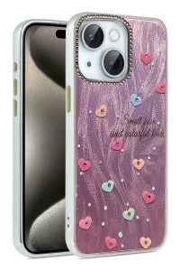 Apple iPhone 14 Kılıf Blade Aynalı Desenli Kapak - Desen 8
