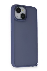 Apple iPhone 14 Kılıf Elegant Kapak - Açık Mavi