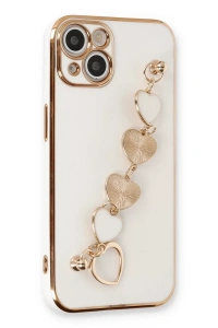 Apple iPhone 14 Kılıf Esila Silikon - Beyaz