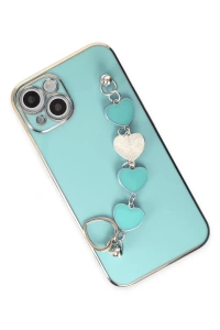 Apple iPhone 14 Kılıf Esila Silikon - Su Yeşili
