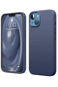 Apple iPhone 14 Kılıf First Silikon - Lacivert