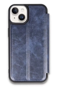 Apple iPhone 14 Kılıf Flip Cover - Lacivert