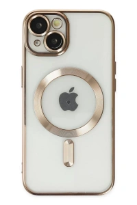 Apple iPhone 14 Kılıf Kross Magneticsafe Kapak - Gold
