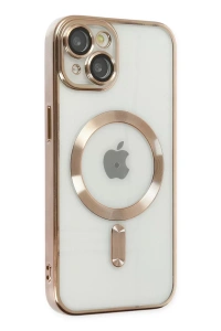 Apple iPhone 14 Kılıf Kross Magneticsafe Kapak - Gold