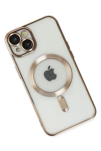 Apple iPhone 14 Kılıf Kross Magneticsafe Kapak - Gold