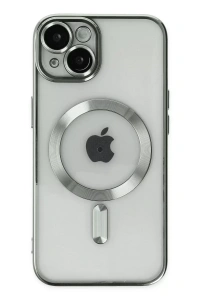 Apple iPhone 14 Kılıf Kross Magneticsafe Kapak - Gümüş