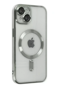 Apple iPhone 14 Kılıf Kross Magneticsafe Kapak - Gümüş