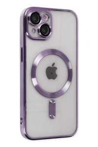 Apple iPhone 14 Kılıf Kross Magneticsafe Kapak - Mor