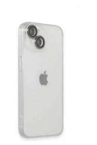 Apple iPhone 14 Kılıf Luko Lens Silikon - Siyah