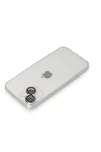 Apple iPhone 14 Kılıf Luko Lens Silikon - Siyah