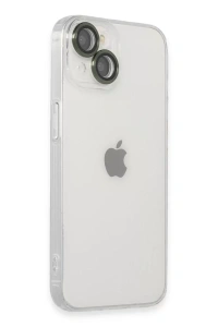 Apple iPhone 14 Kılıf Luko Lens Silikon - Yeşil