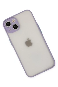 Apple iPhone 14 Kılıf Montreal Silikon Kapak - Mor