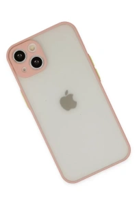 Apple iPhone 14 Kılıf Montreal Silikon Kapak - Pembe