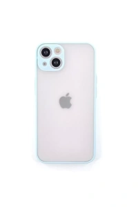 Apple iPhone 14 Kılıf Montreal Silikon Kapak - Turkuaz