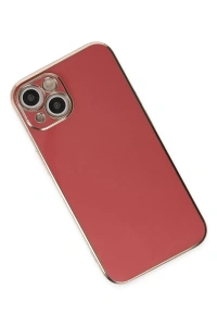 Apple iPhone 14 Kılıf Volet Silikon - Kırmızı