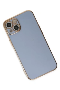 Apple iPhone 14 Kılıf Volet Silikon - Mavi