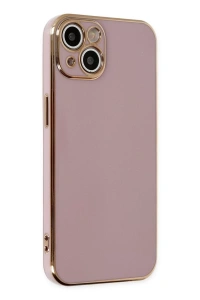 Apple iPhone 14 Kılıf Volet Silikon - Mor