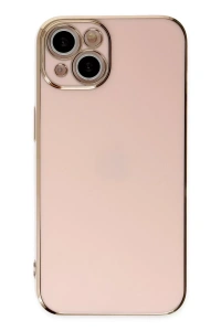 Apple iPhone 14 Kılıf Volet Silikon - Pembe