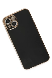Apple iPhone 14 Kılıf Volet Silikon - Siyah