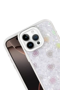 Apple iPhone 14 Lumi Desenli Kapak - Beyaz