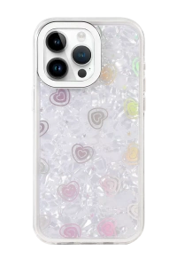 Apple iPhone 14 Lumi Desenli Kapak - Beyaz