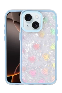Apple iPhone 14 Lumi Desenli Kapak - Mavi