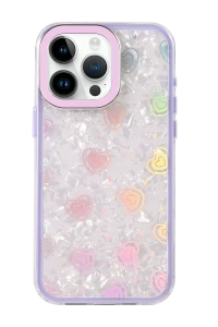 Apple iPhone 14 Lumi Desenli Kapak - Mor