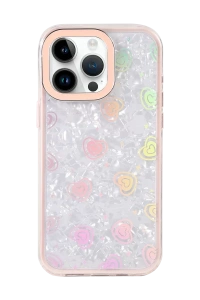 Apple iPhone 14 Lumi Desenli Kapak - Pembe