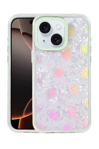 Apple iPhone 14 Lumi Desenli Kapak - Yeşil