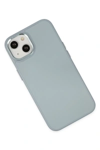 Apple iPhone 14 Plus Kılıf Asya Deri Silikon - Sierra Blue