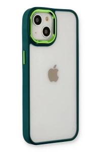 Apple iPhone 14 Plus Kılıf Dora Kapak - Haki Yeşil