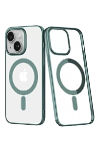 Apple iPhone 14 Plus Kılıf Element Magneticsafe Sert Kapak - Köknar Yeşili