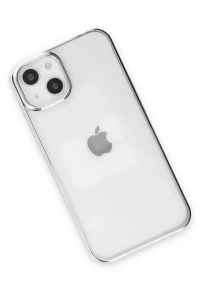 Apple iPhone 14 Plus Kılıf Element Silikon - Gümüş