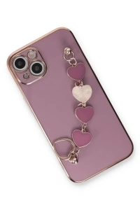 Apple iPhone 14 Plus Kılıf Esila Silikon - Mor